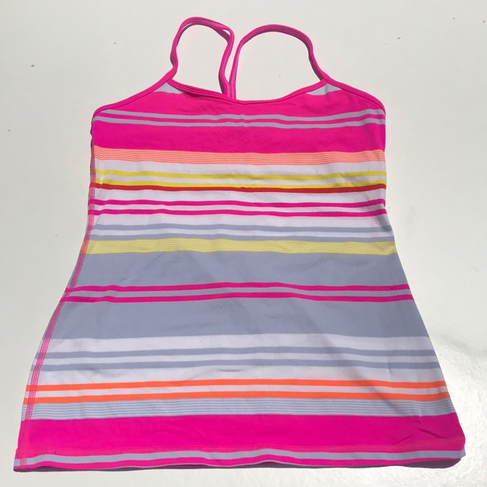 Bright lululemon Power Y Tank